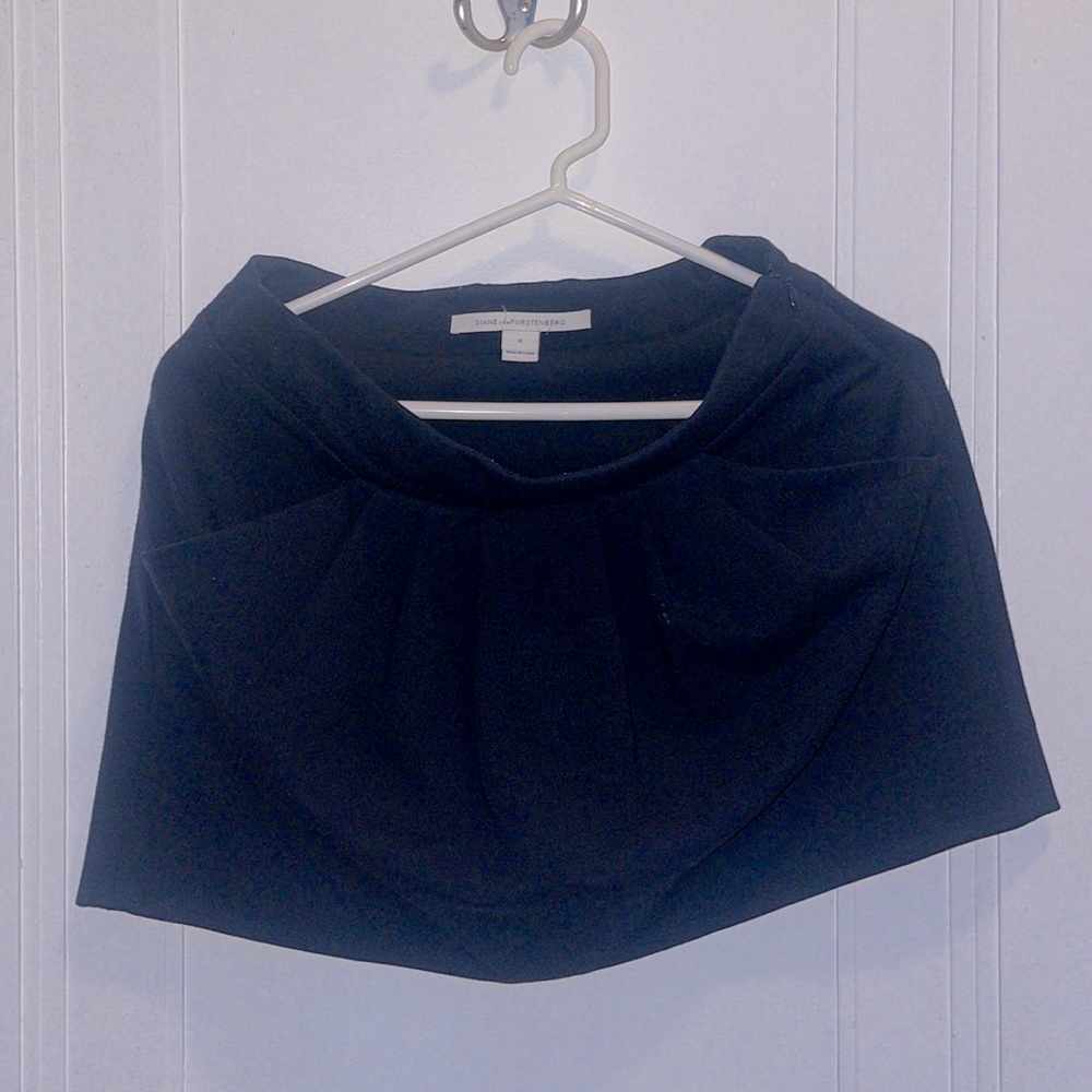 Diane Vin Furstenberg navy mini dress size 0